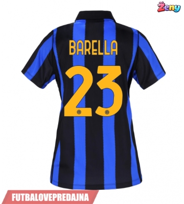 Lacne Ženy Futbalové dres Inter Milan Nicolo Barella #23 2026-27 Krátky Rukáv - Domáci